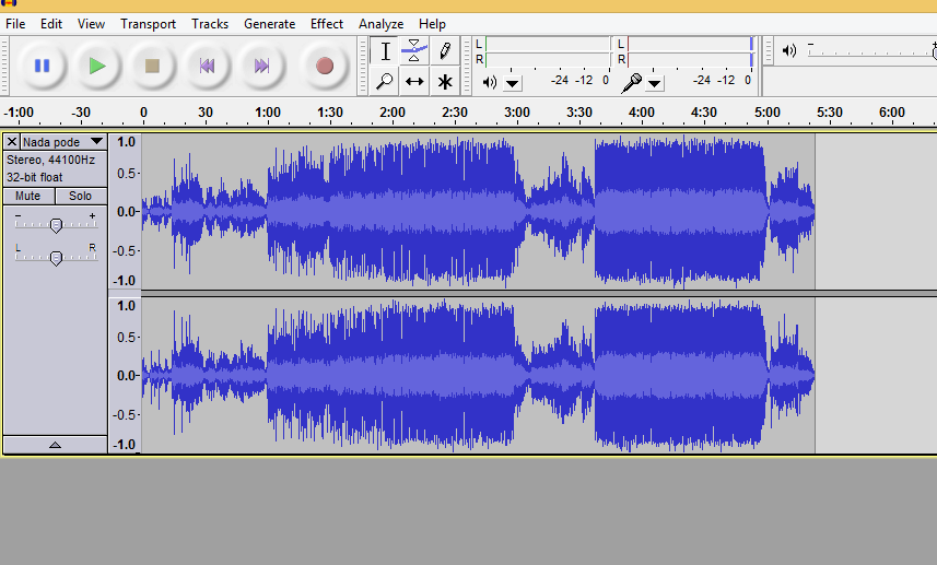 Espectro e Trilhas no Audacity